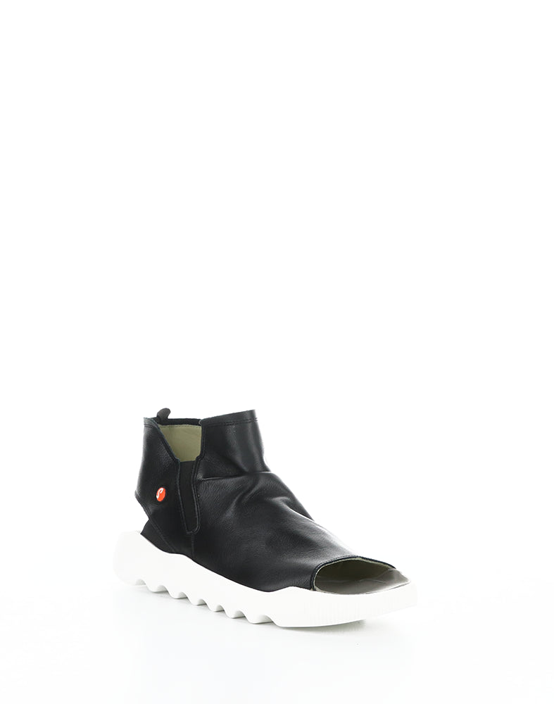 Wish789Sof 000 Black Round Toe Sandals