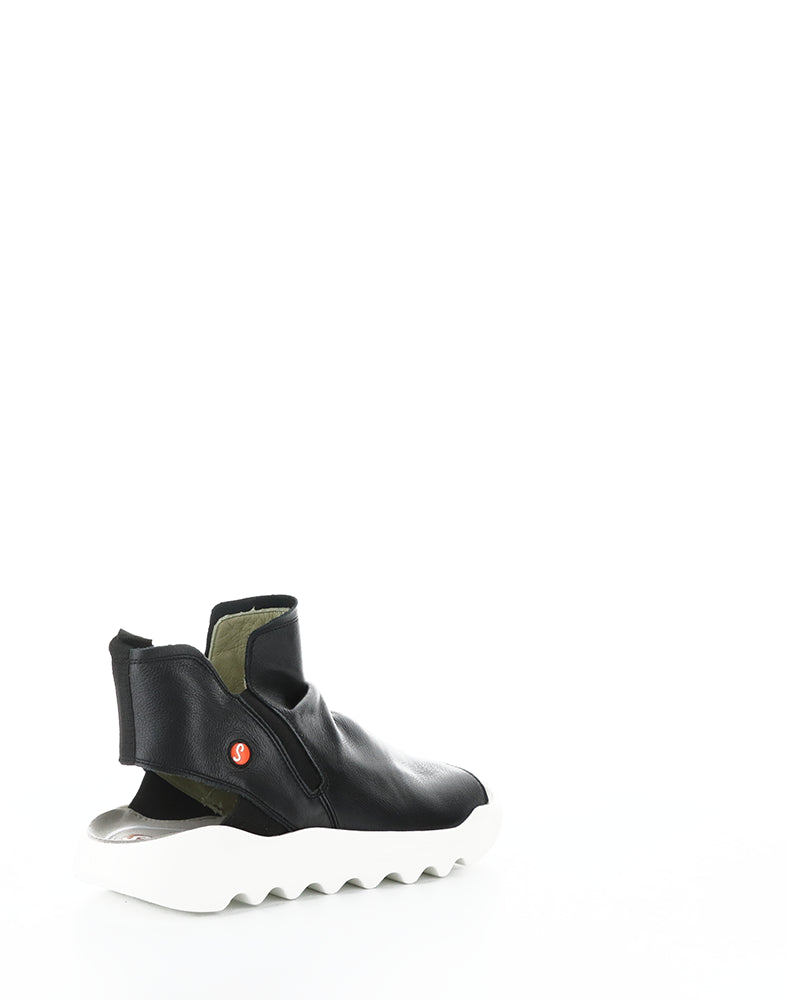 Wish789Sof 000 Black Round Toe Sandals
