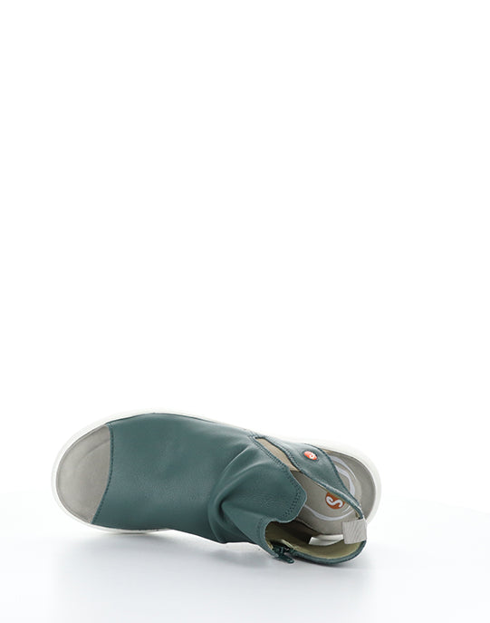 Wish789Sof 005 Teal Round Toe Sandals