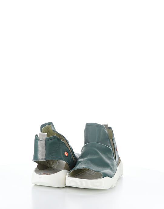 Wish789Sof 005 Teal Round Toe Sandals