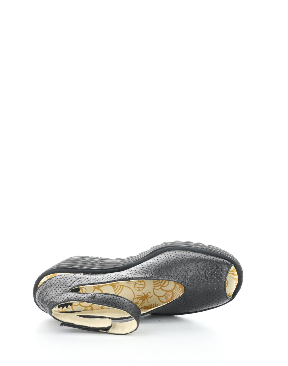 YALA376FLY PERF 055 BLACK Velcro Sandals