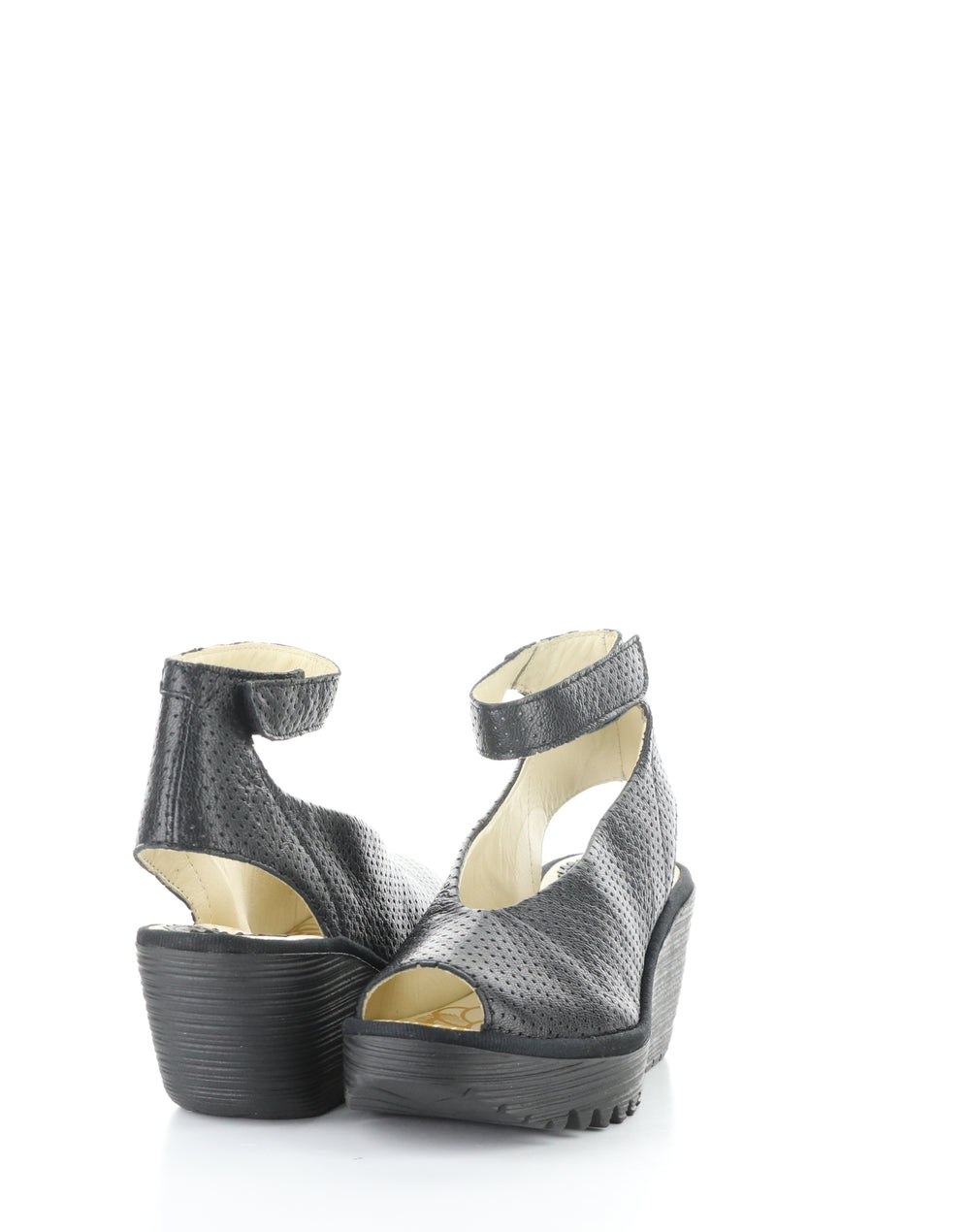 YALA376FLY PERF 055 BLACK Velcro Sandals