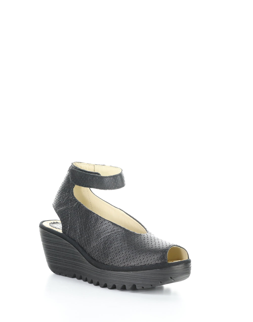 YALA376FLY PERF 055 BLACK Velcro Sandals