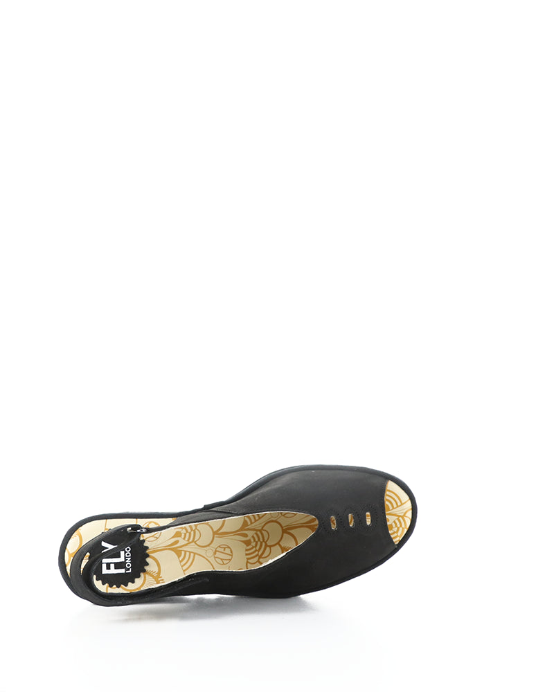 Yeay387Fly Black Round Toe Shoes|Yeay387Fly Chaussures Ͽ½Ͽ½ Bout Rond In Noir