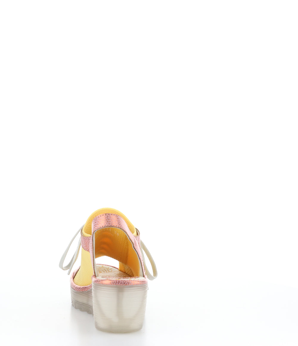YEDU158FLY SALMON Round Toe Shoes