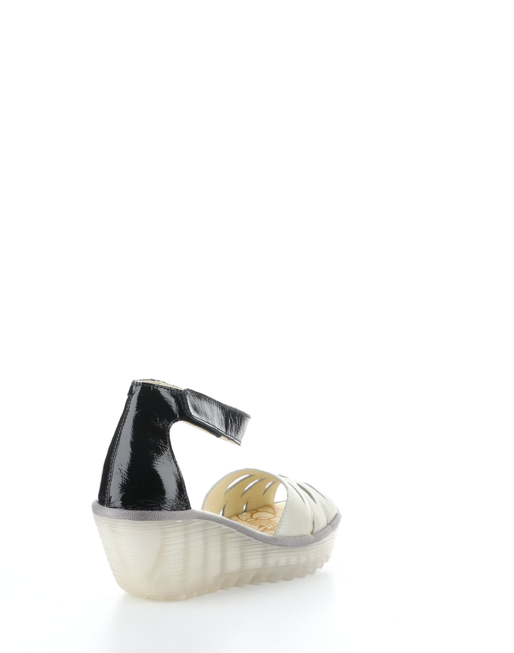 YELU545FLY 000 SILVER/BLACK Velcro Sandals