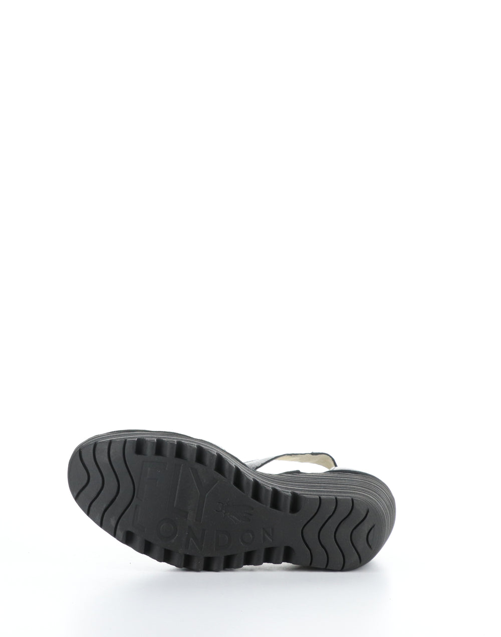 YELU545FLY 001 BLACK Velcro Sandals