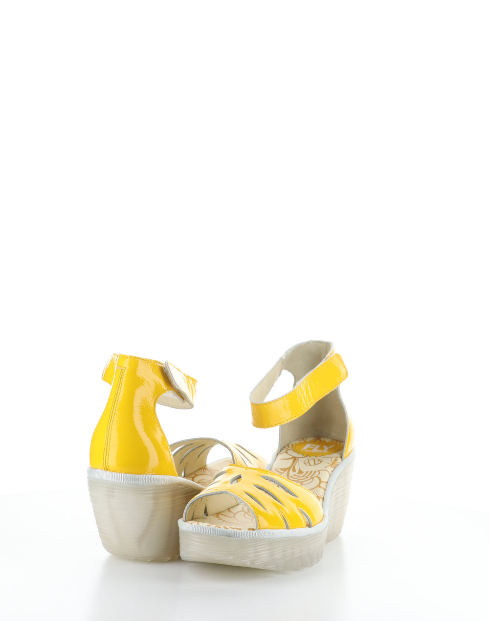 YELU545FLY 002 YELLOW Velcro Sandals