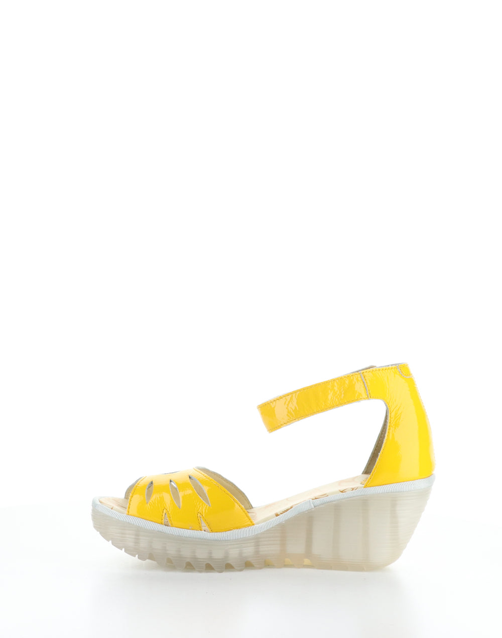 YELU545FLY 002 YELLOW Velcro Sandals