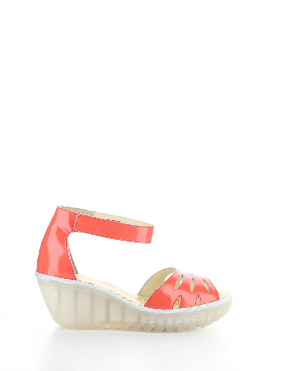 YELU545FLY 003 SCARLET Velcro Sandals