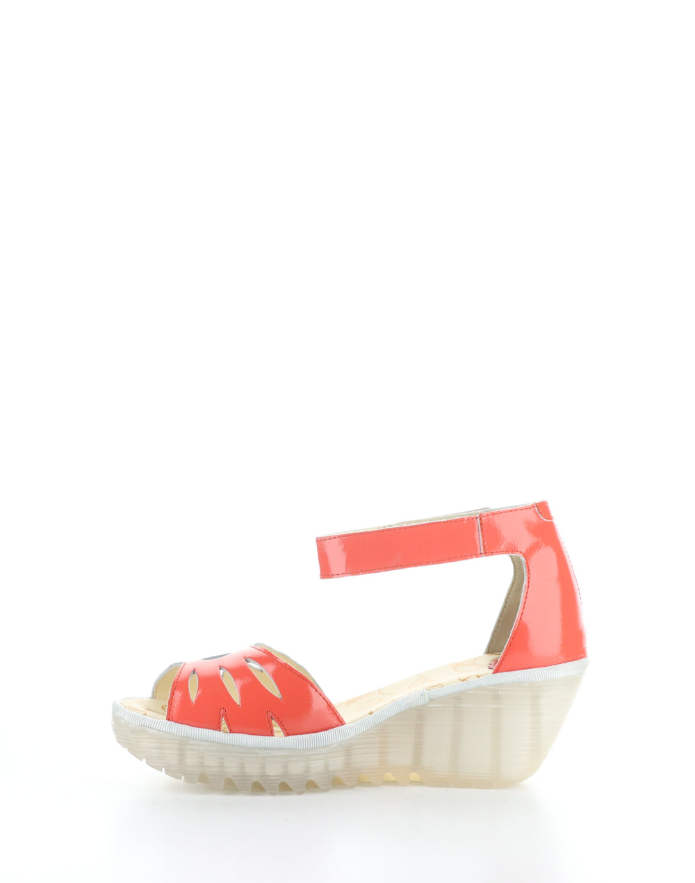 YELU545FLY 003 SCARLET Velcro Sandals