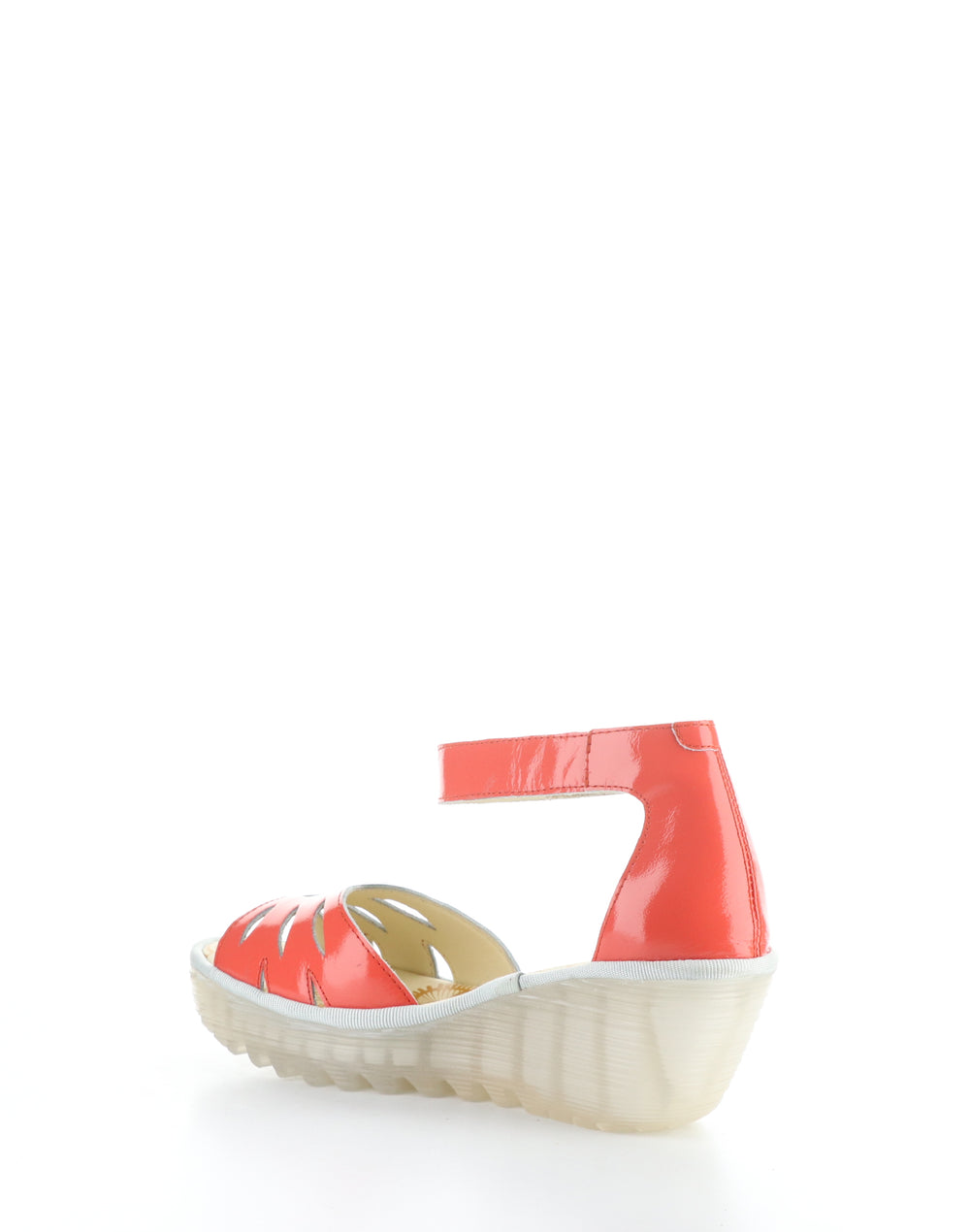 YELU545FLY 003 SCARLET Velcro Sandals