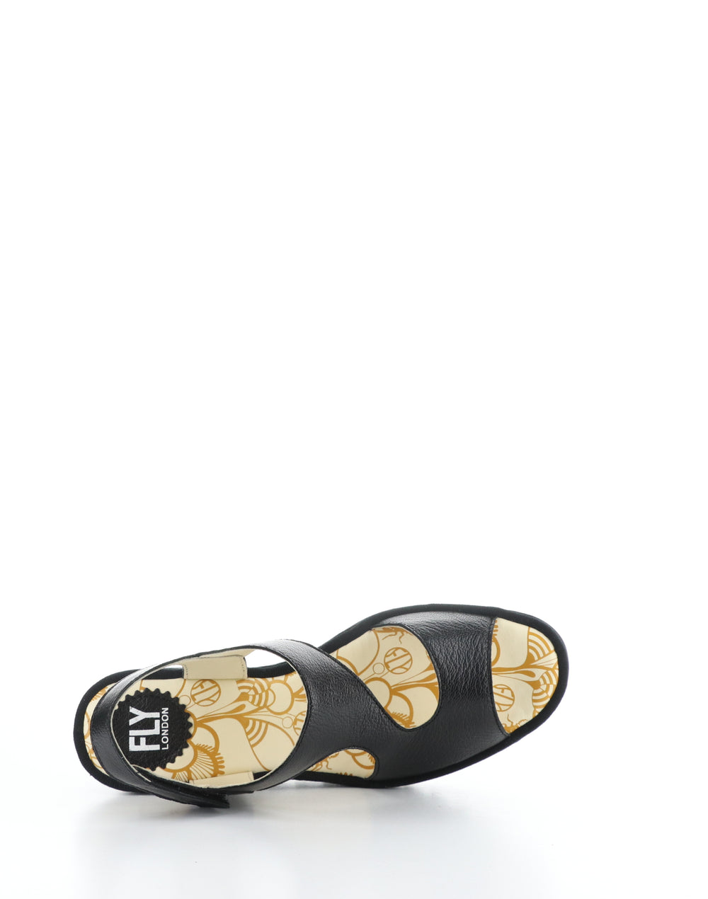 YOXA576FLY 000 BLACK Velcro Sandals