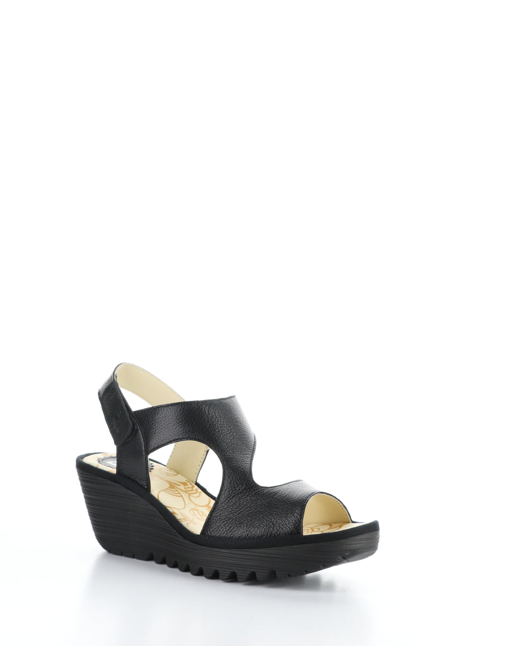 YOXA576FLY 000 BLACK Velcro Sandals