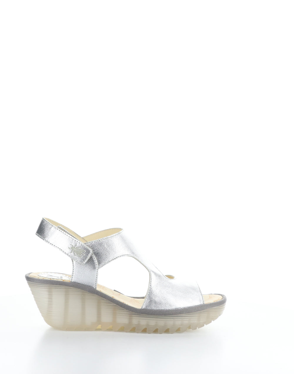 YOXA576FLY 001 SILVER Velcro Sandals
