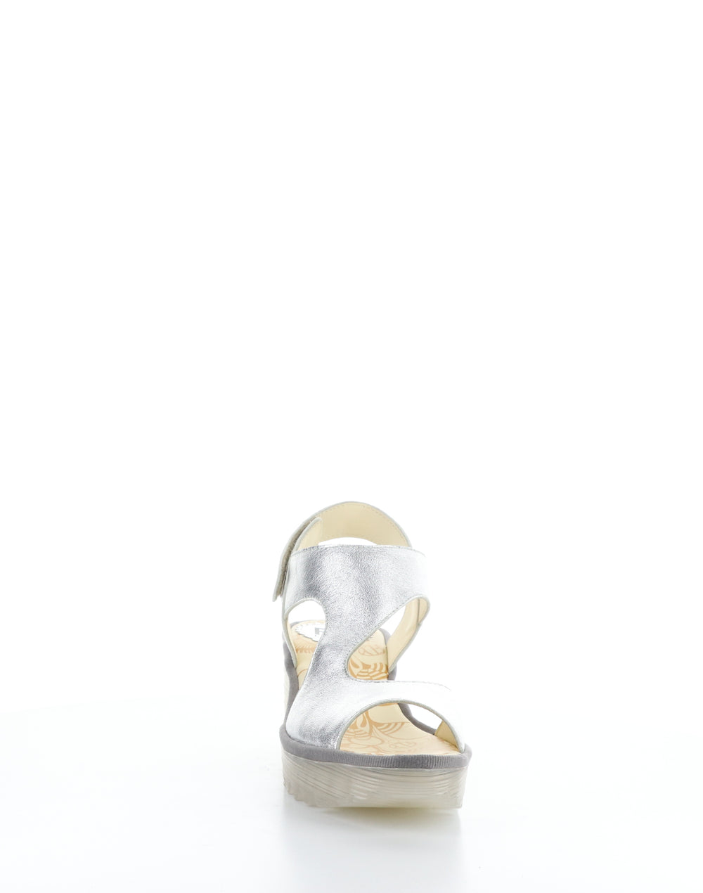 YOXA576FLY 001 SILVER Velcro Sandals