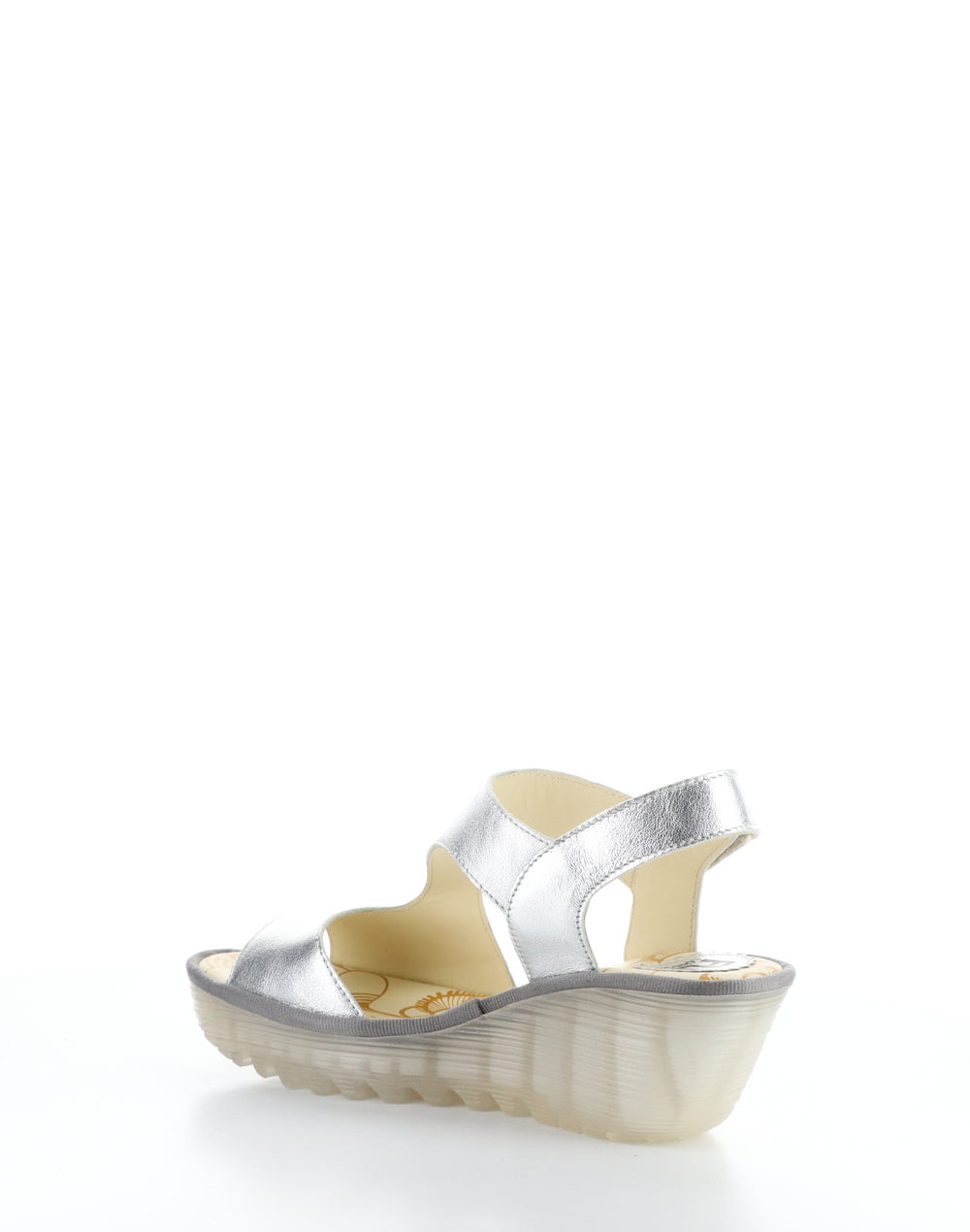 YOXA576FLY 001 SILVER Velcro Sandals