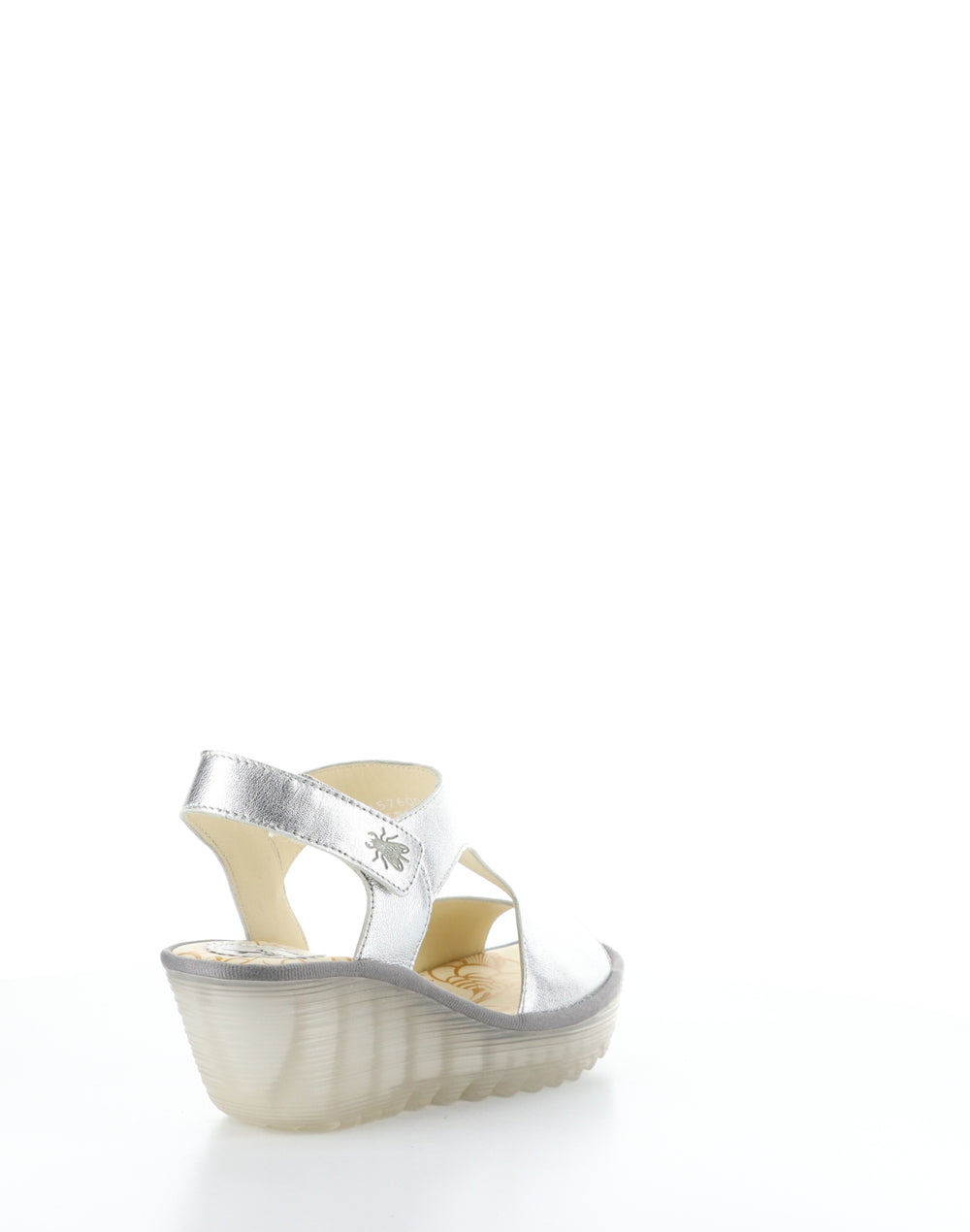YOXA576FLY 001 SILVER Velcro Sandals