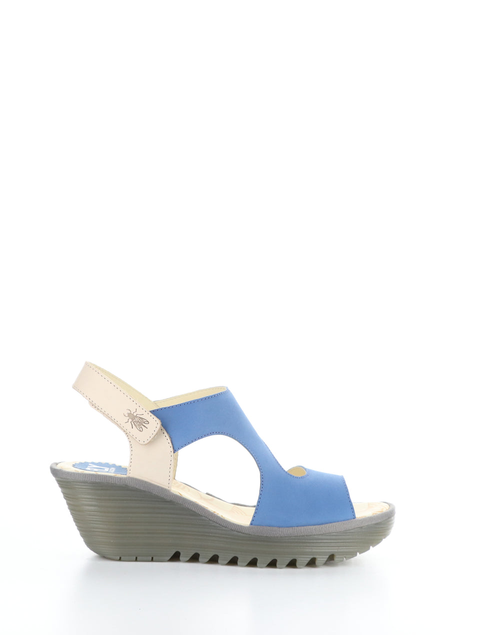 YOXA576FLY 004 BLUE/NATURAL Velcro Sandals