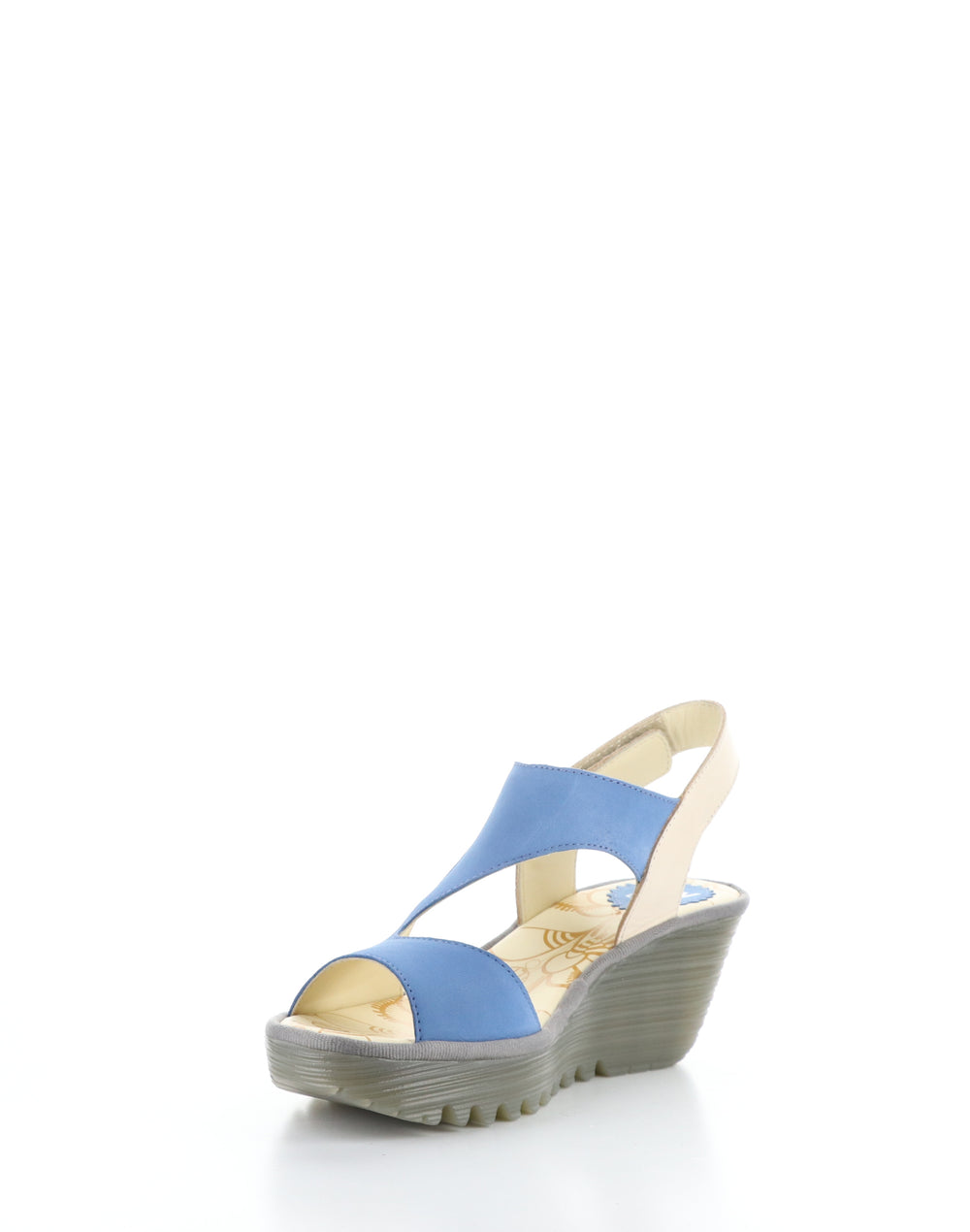 YOXA576FLY 004 BLUE/NATURAL Velcro Sandals