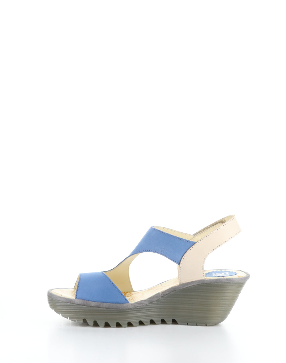 YOXA576FLY 004 BLUE/NATURAL Velcro Sandals