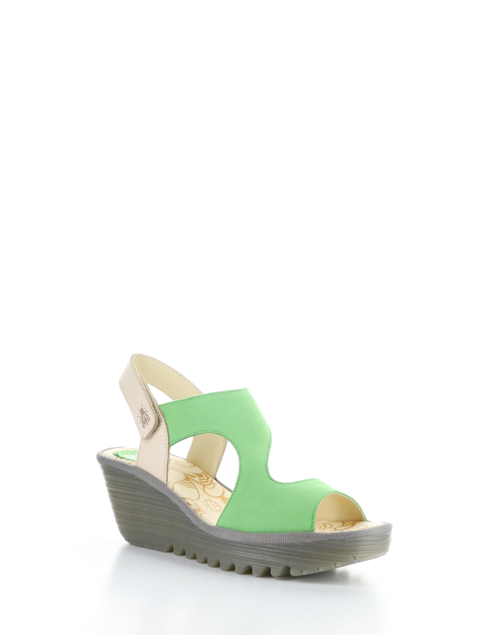 YOXA576FLY 005 PISTACHIO/NAT Velcro Sandals