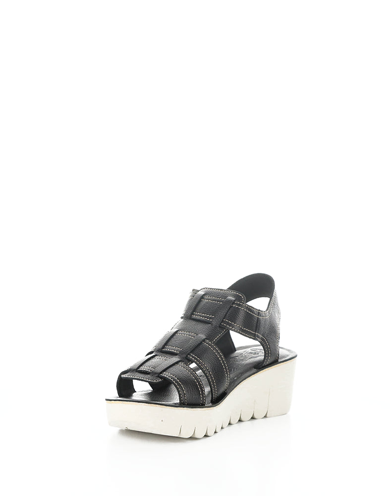 Yudd236Fly 000 Black Velcro Sandals