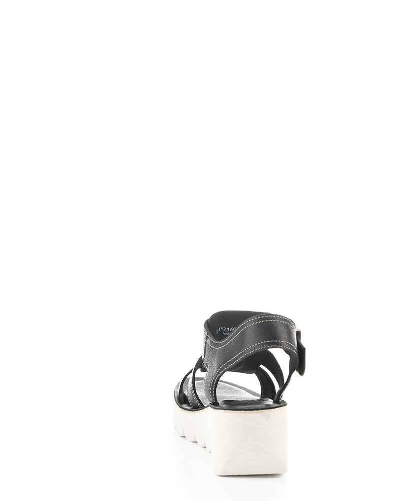 Yudd236Fly 000 Black Velcro Sandals