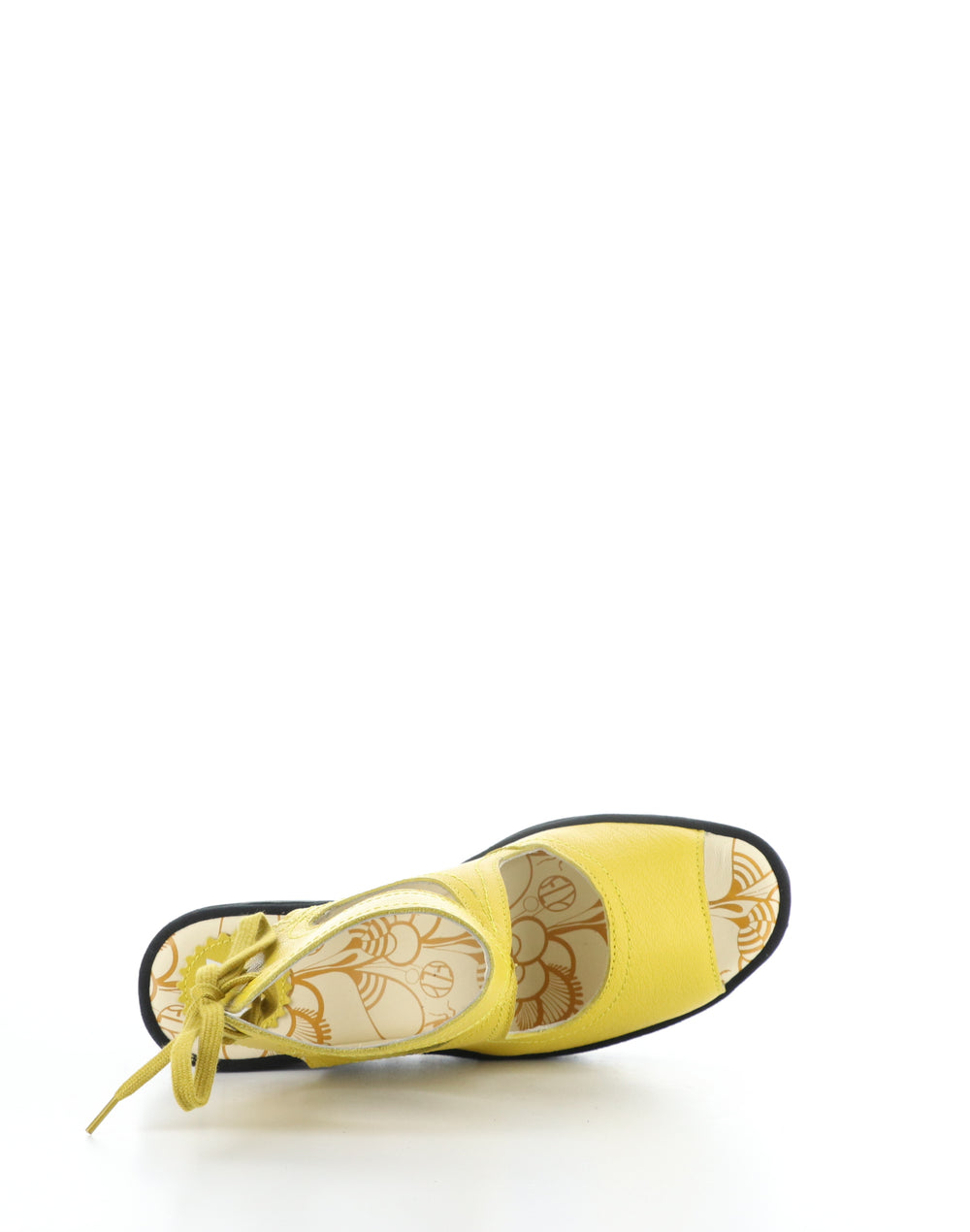 YULP571FLY 002 BRIGHT YELLOW Lace-Up Sandals