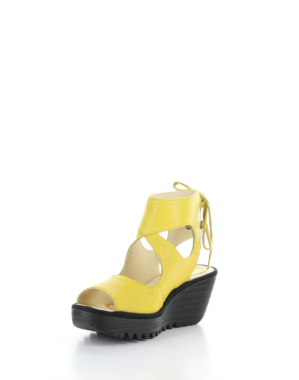 YULP571FLY 002 BRIGHT YELLOW Lace-Up Sandals