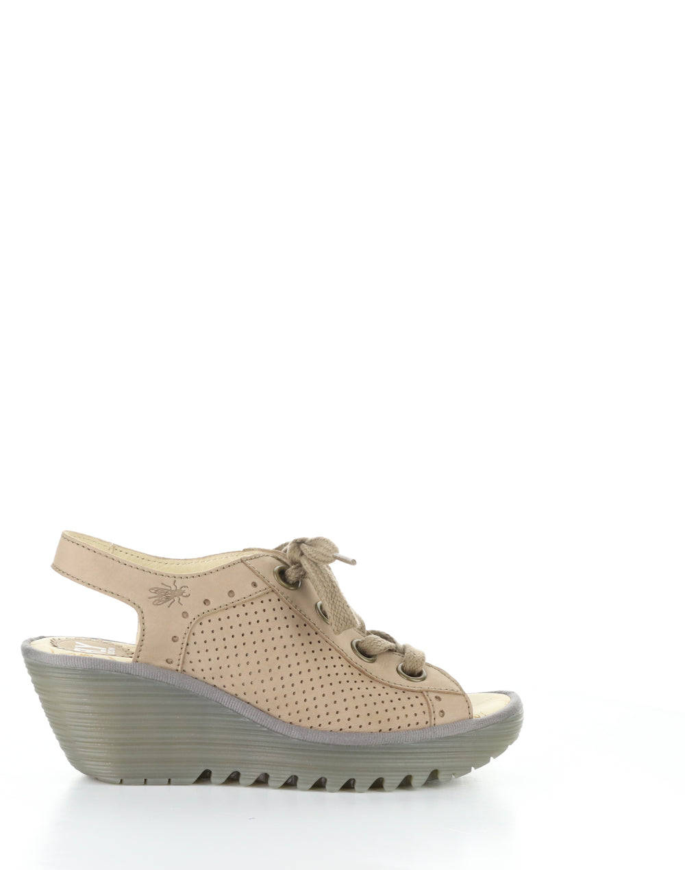 YUTA617FLY 016 TAUPE/KHAKI Round Toe Sandals
