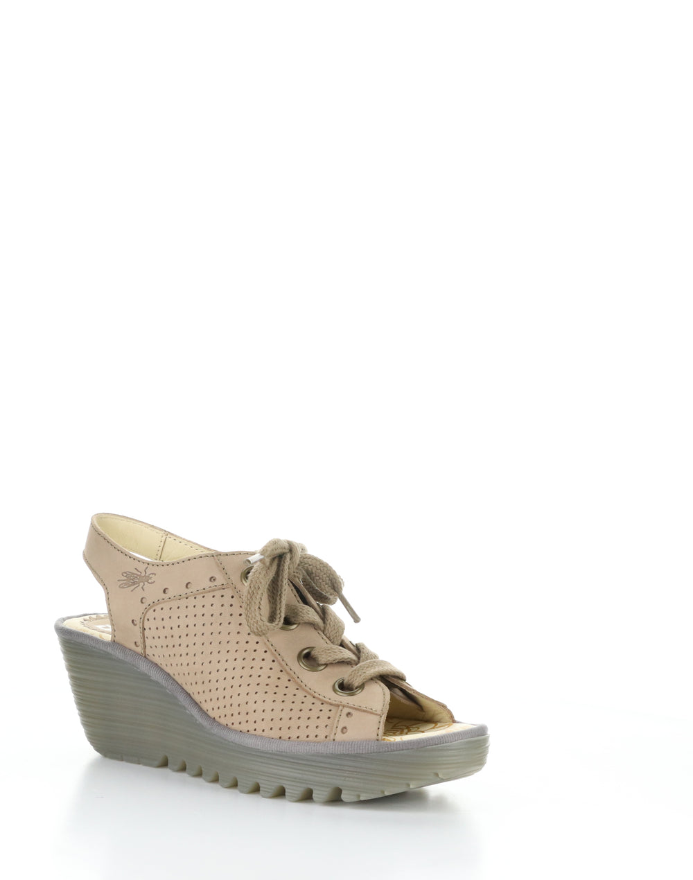 YUTA617FLY 016 TAUPE/KHAKI Round Toe Sandals