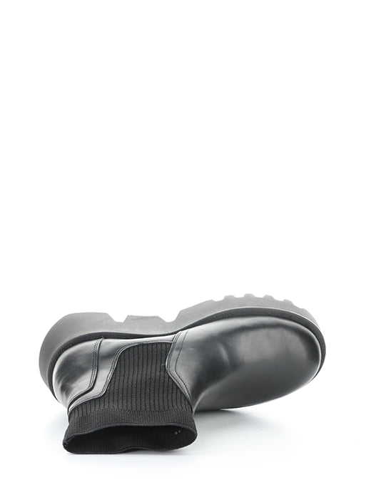 Zool317Fly 000 Black Round Toe Boots