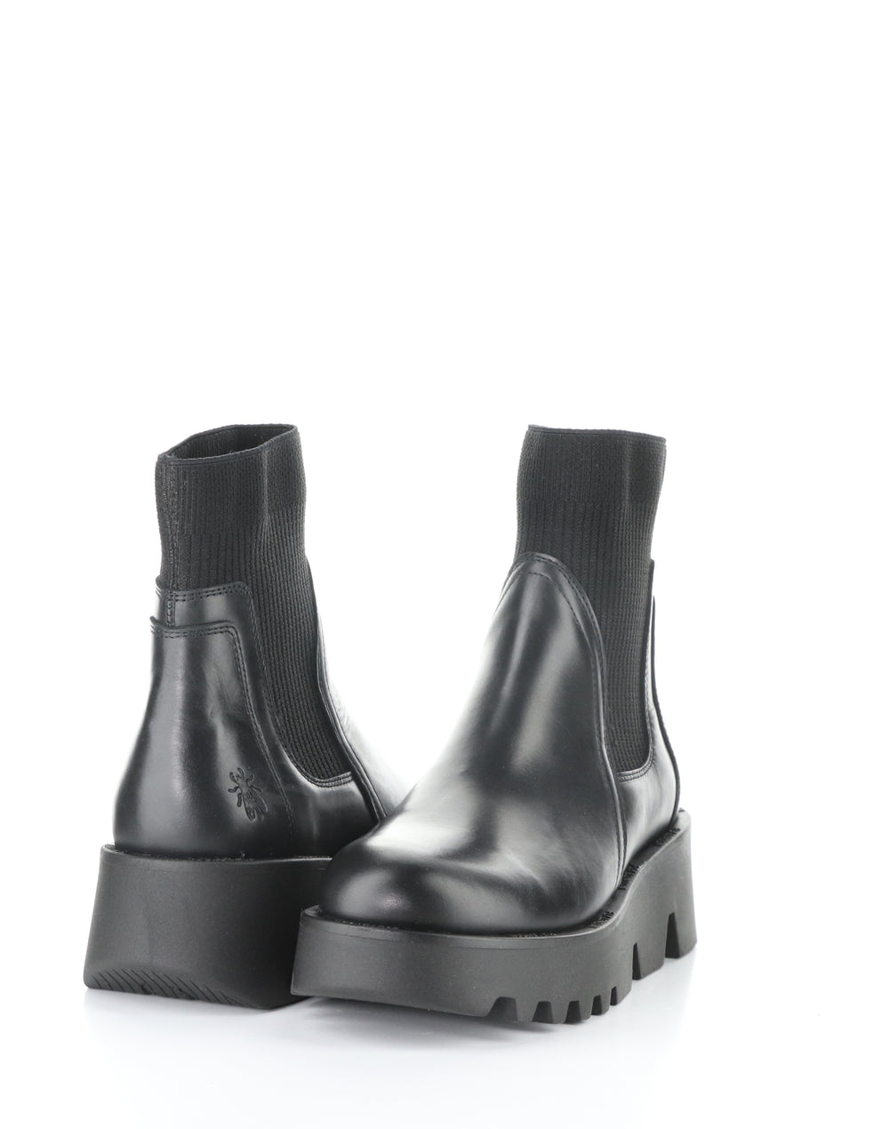 ZOOL317FLY 000 BLACK Round Toe Boots
