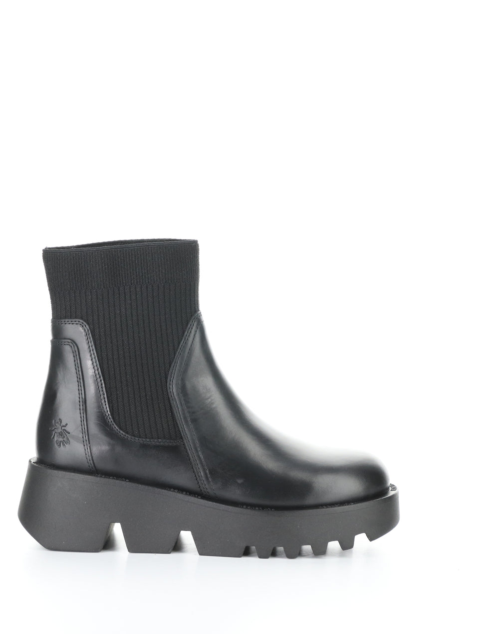 ZOOL317FLY 000 BLACK Round Toe Boots