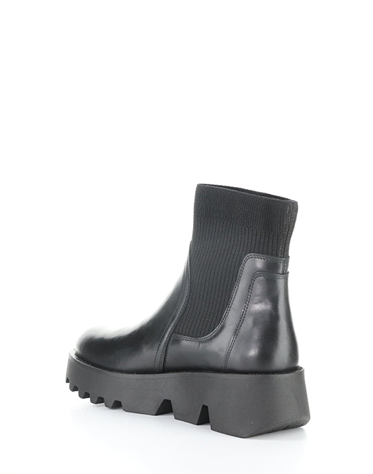 Zool317Fly 000 Black Round Toe Boots