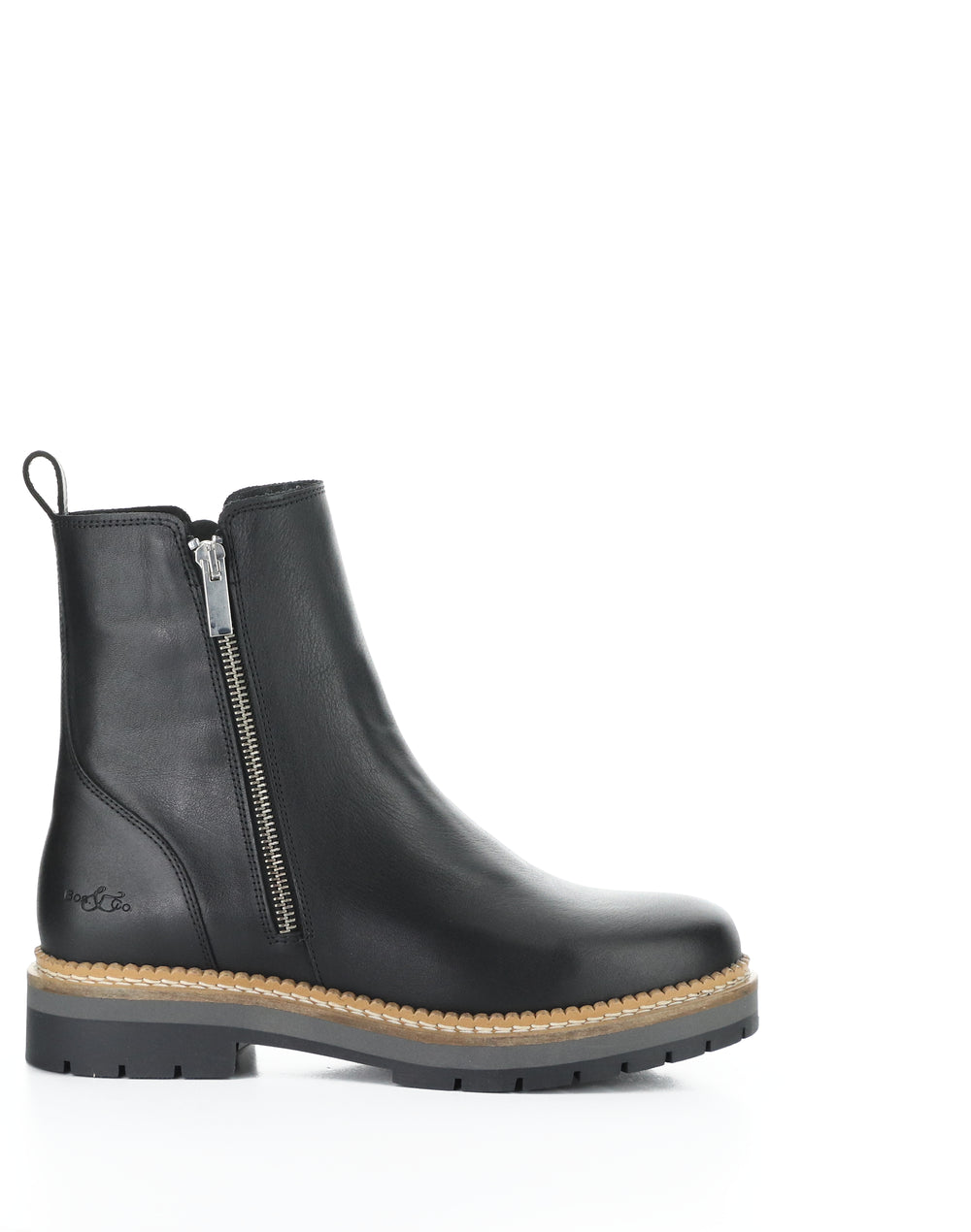 Among Black Feel Leather