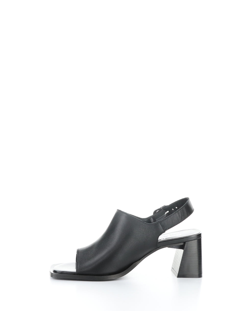 BIBI Black Square Toe Sandals