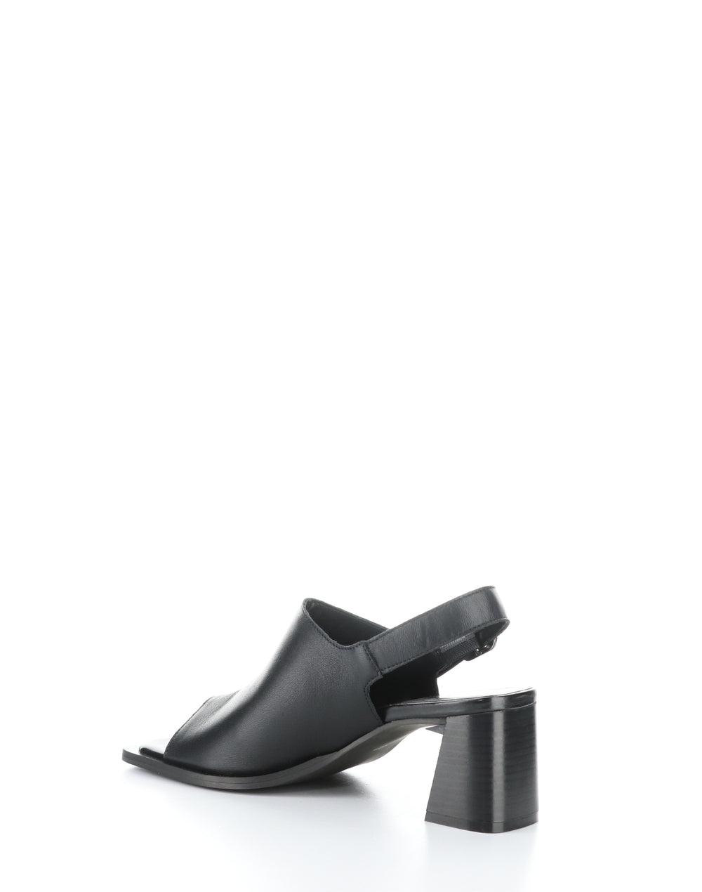 BIBI Black Square Toe Sandals