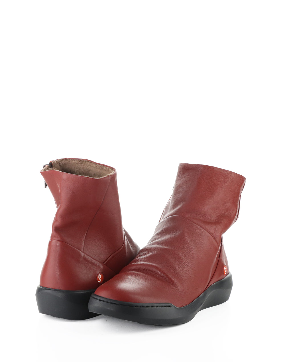 BLER550SOF 002 RED SMOOTH LEATHER