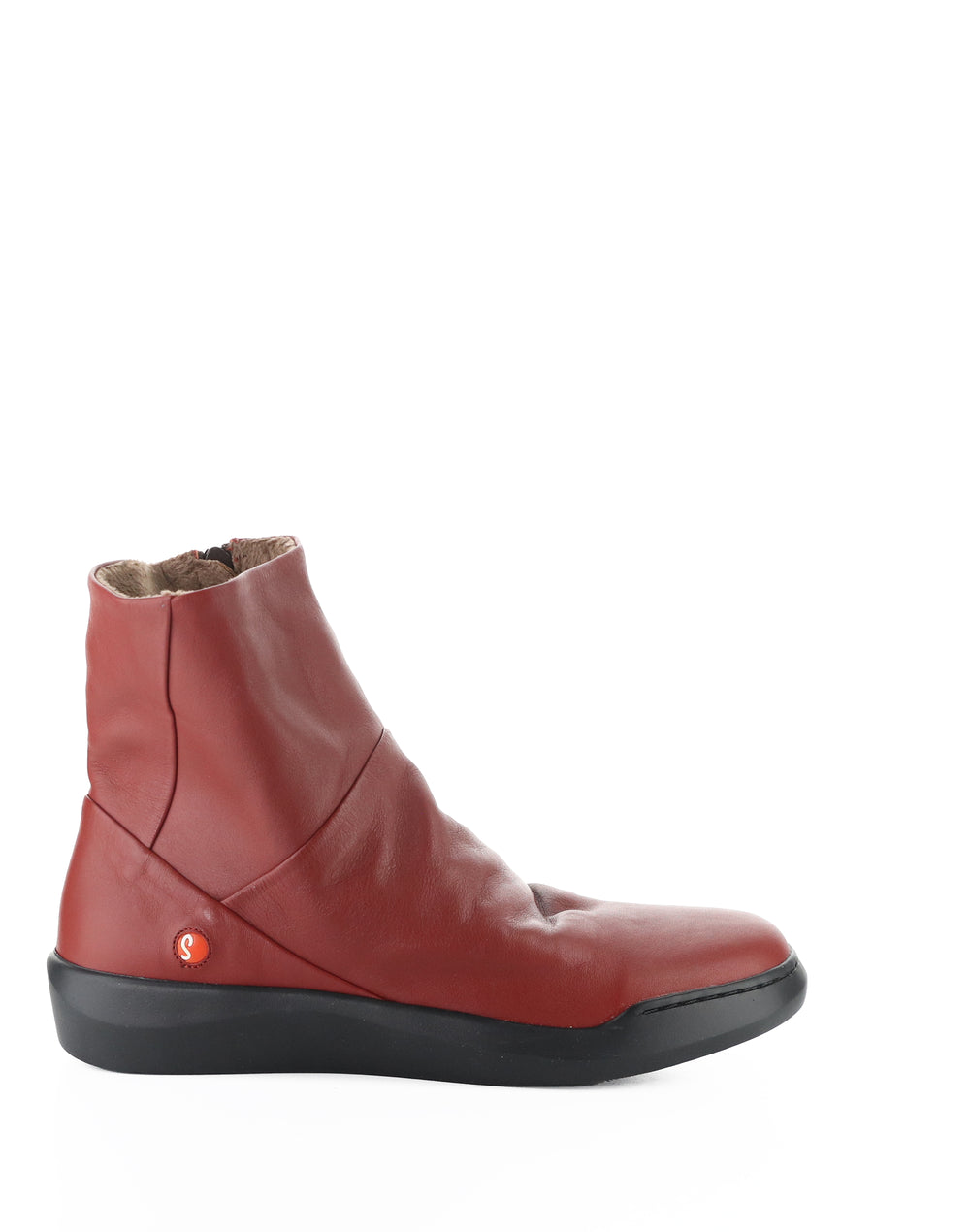 BLER550SOF 002 RED SMOOTH LEATHER