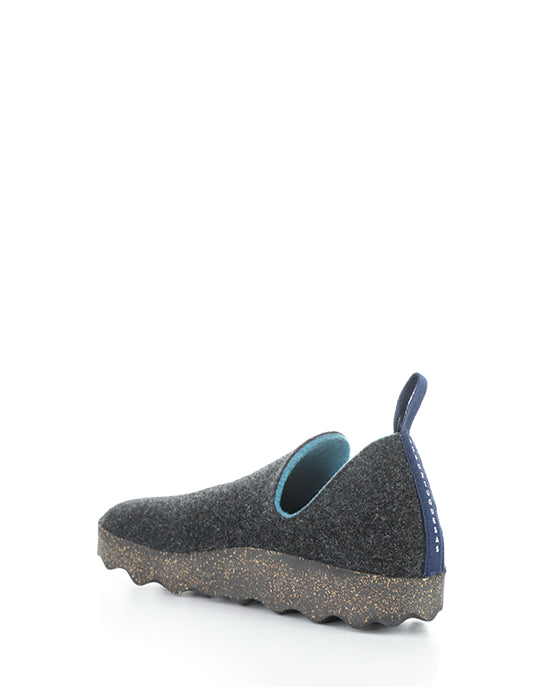 City Anthracite Round Toe Shoes
