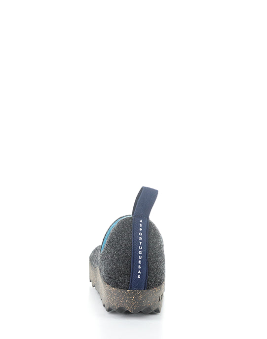 City Anthracite Round Toe Shoes