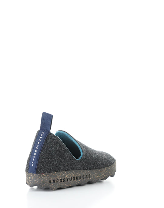 City Anthracite Round Toe Shoes
