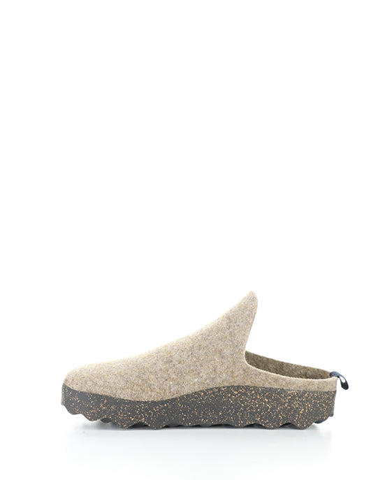 COME L Taupe Round Toe Mules|COME L Mules �� Bout Rond in Marron