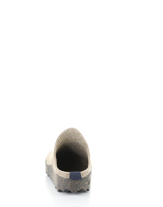 COME L Taupe Round Toe Mules|COME L Mules �� Bout Rond in Marron