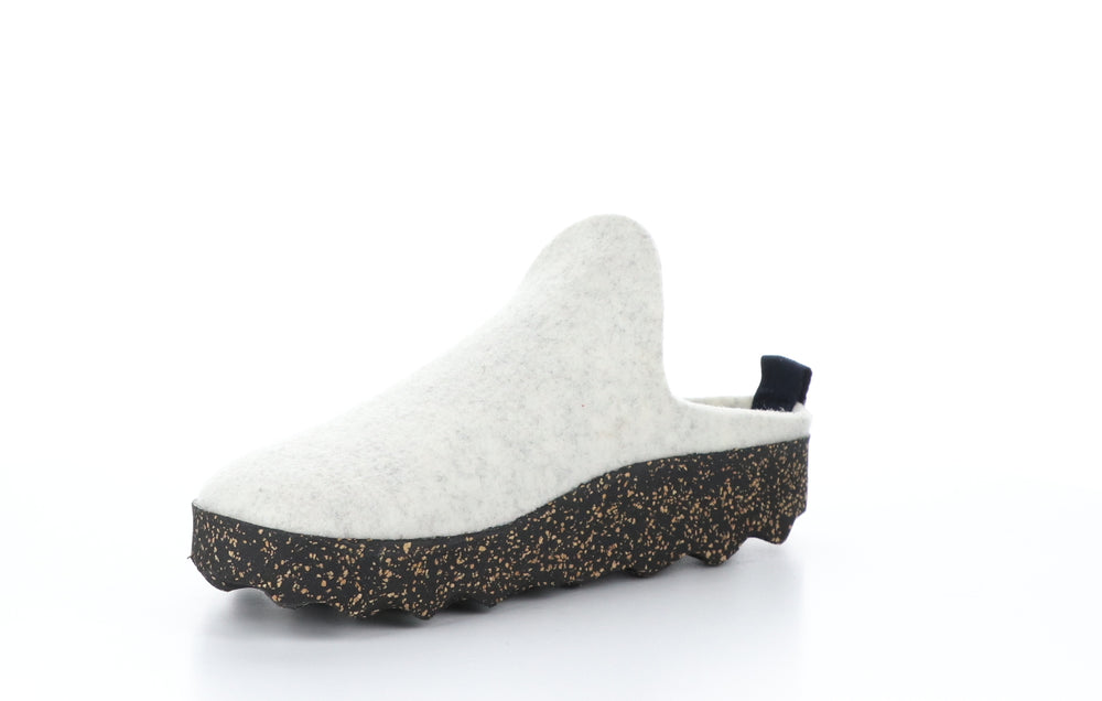 COME023ASP MARBLE WHITE Round Toe Shoes