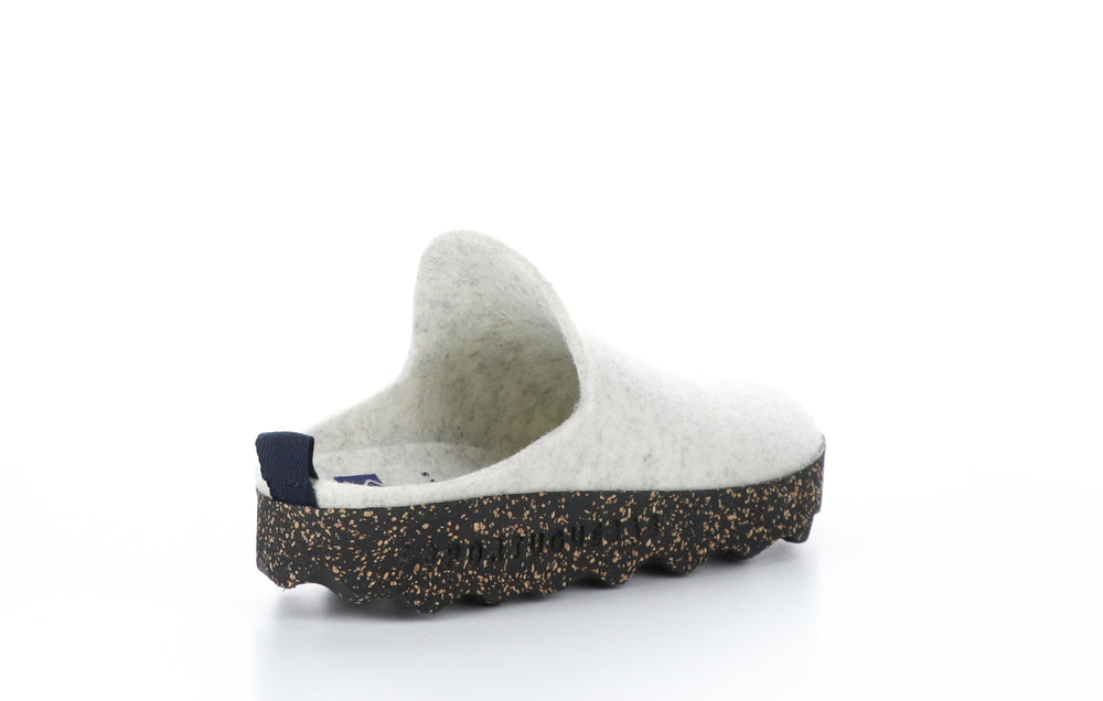 COME023ASP MARBLE WHITE Round Toe Shoes