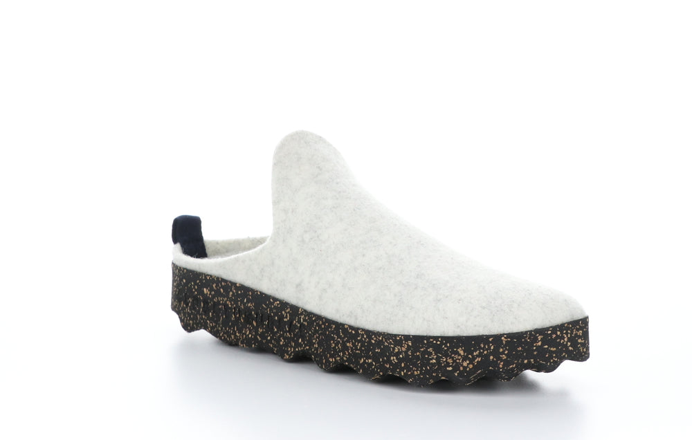 COME023ASP MARBLE WHITE Round Toe Shoes