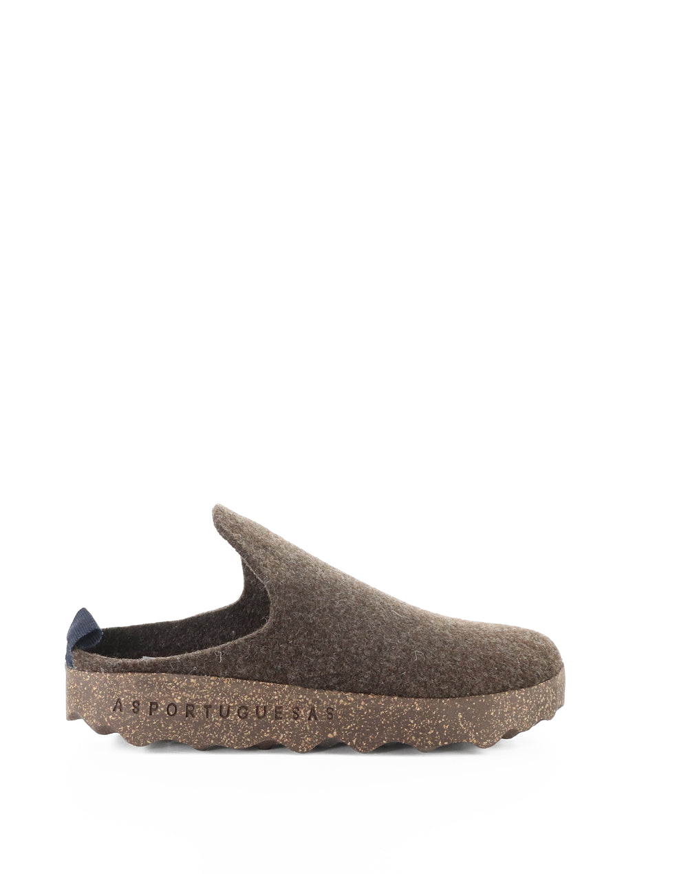 COME023ASP 097 DK BROWN TWEED/FELT